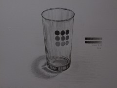 ガラスのコップE